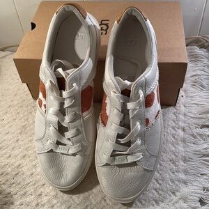 🤩host Pick🤩 Ugg Animal Print/Hair Tenus Dinale Lace Up Platform Sneakers Box